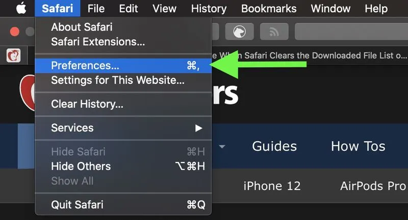 Hướng dẫn quản lý các tệp tải xuống Safari trên máy Mac