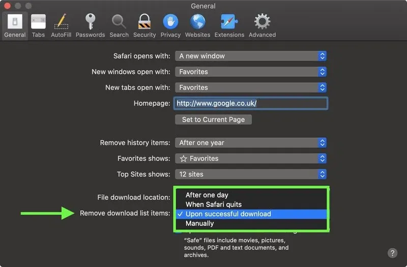 Hướng dẫn quản lý các tệp tải xuống Safari trên máy Mac