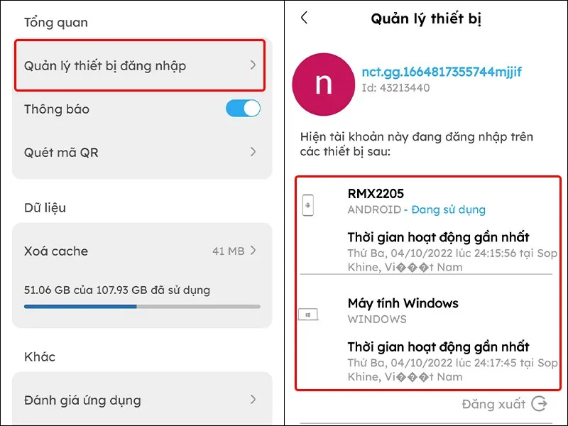 Hướng dẫn quản lý thiết bị đăng nhập tài khoản Nhaccuatui một cách chi tiết