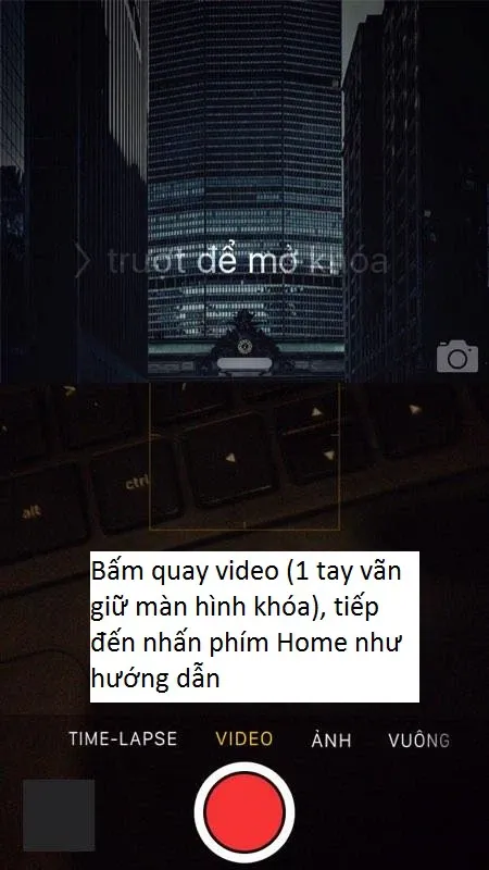 Hướng dẫn quay video trên iPhone khi màn hình tắt