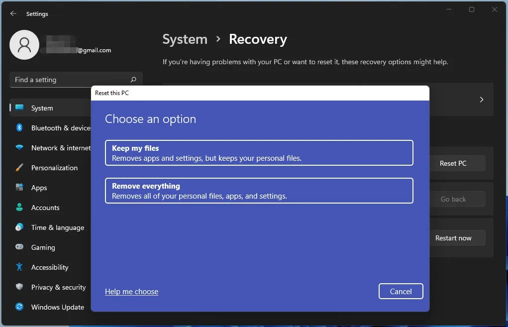 Hướng dẫn reset Windows 11 chi tiết và dễ hiểu nhất