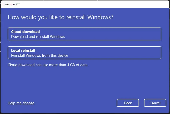 Hướng dẫn reset Windows 11 chi tiết và dễ hiểu nhất