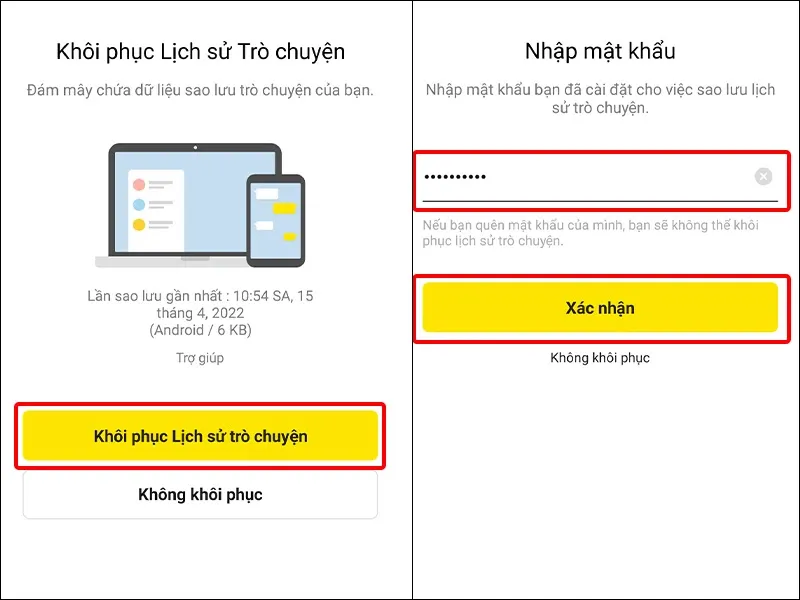 Hướng dẫn sao lưu trò chuyện trên ứng dụng KakaoTalk