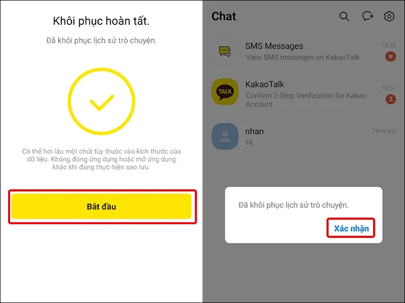 Hướng dẫn sao lưu trò chuyện trên ứng dụng KakaoTalk