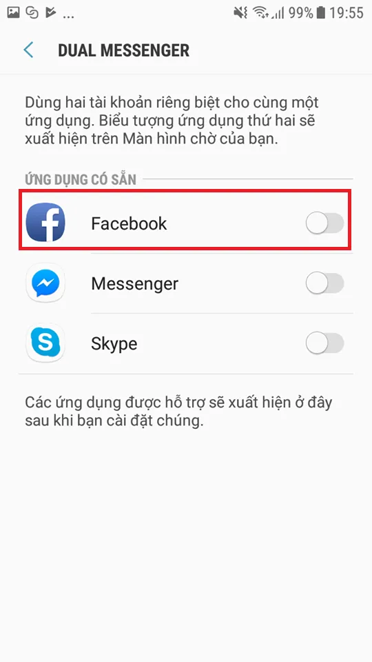 Hướng dẫn sử dụng 3 tài khoản Facebook cùng một lúc trên Galaxy J3 Pro và J7 Pro