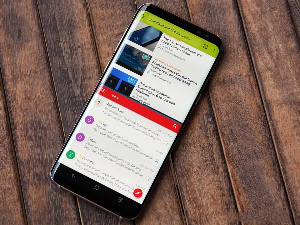 Hướng dẫn sử dụng chế độ đa cửa sổ trên Samsung Galaxy S8
