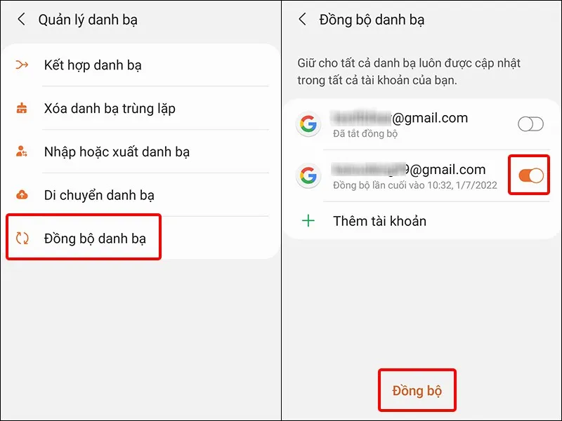 Hướng dẫn sử dụng danh bạ Google thay vì danh bạ Samsung