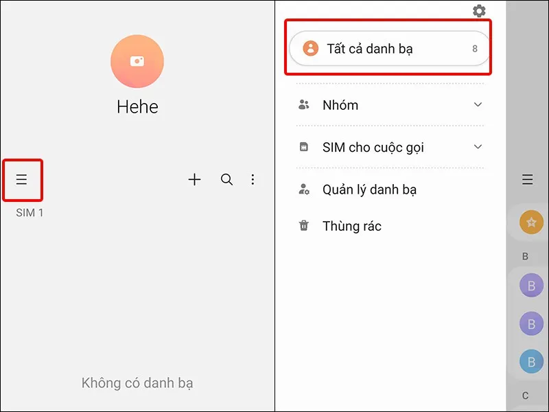 Hướng dẫn sử dụng danh bạ Google thay vì danh bạ Samsung