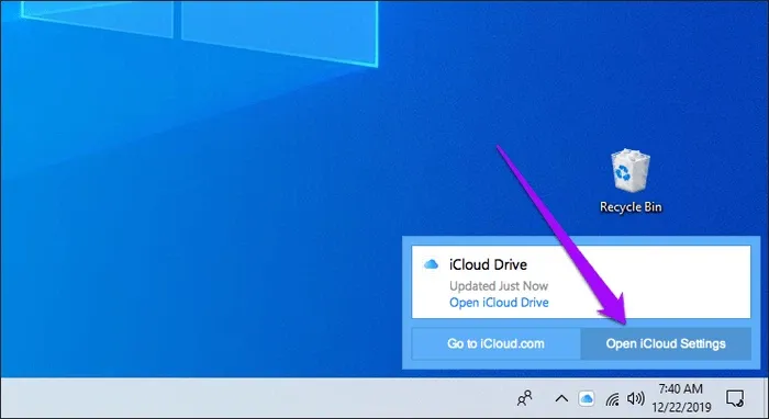 Hướng dẫn sử dụng iCloud Drive PC trên Windows 10