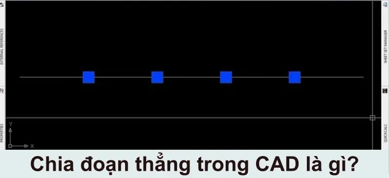 Hướng dẫn sử dụng lệnh chia đoạn thẳng trong CAD chỉ trong 2 phút