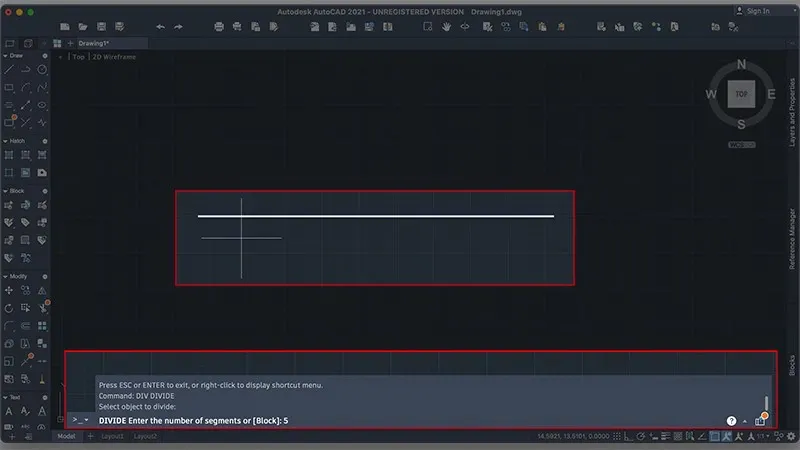 Hướng dẫn sử dụng lệnh chia đoạn thẳng trong CAD chỉ trong 2 phút