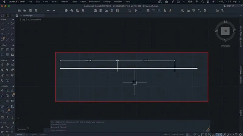 Hướng dẫn sử dụng lệnh chia đoạn thẳng trong CAD chỉ trong 2 phút