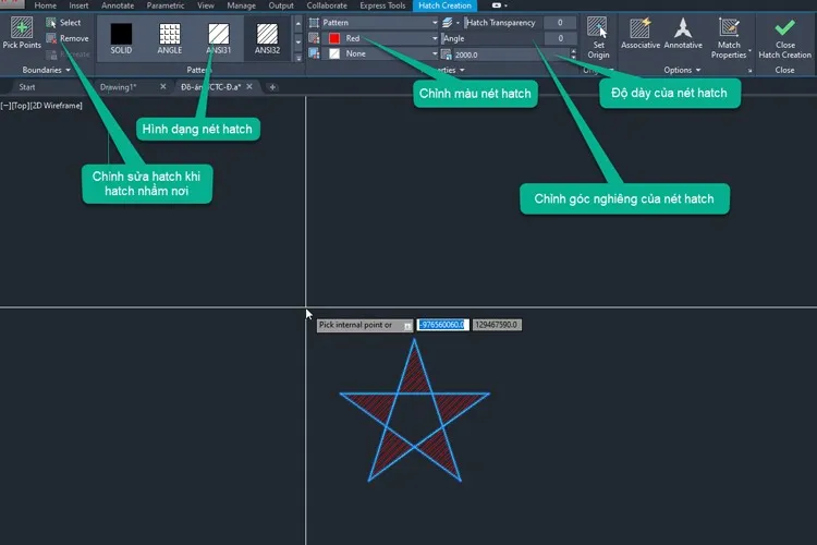 Hướng dẫn sử dụng lệnh Hatch trong AutoCAD chi tiết, dễ hiểu nhất