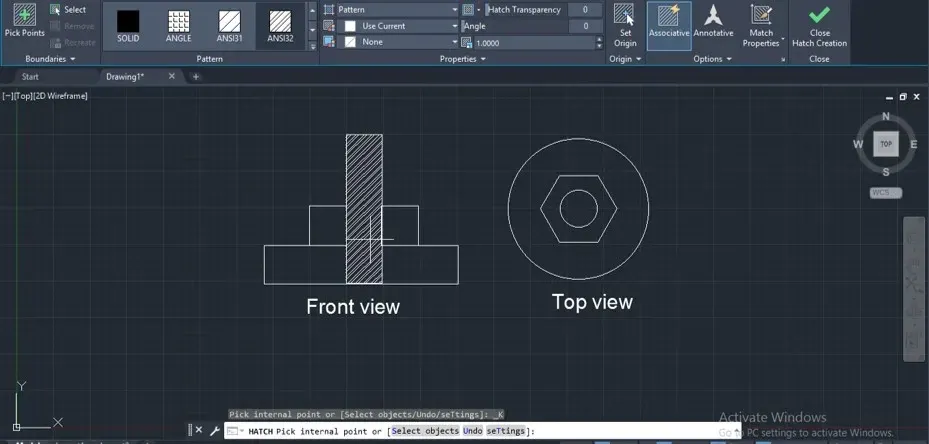 Hướng dẫn sử dụng lệnh Hatch trong AutoCAD chi tiết, dễ hiểu nhất