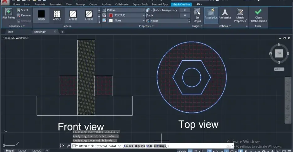 Hướng dẫn sử dụng lệnh Hatch trong AutoCAD chi tiết, dễ hiểu nhất