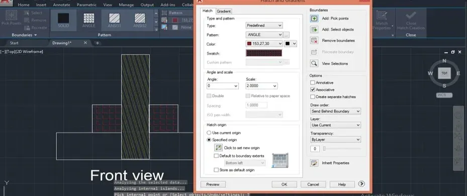 Hướng dẫn sử dụng lệnh Hatch trong AutoCAD chi tiết, dễ hiểu nhất