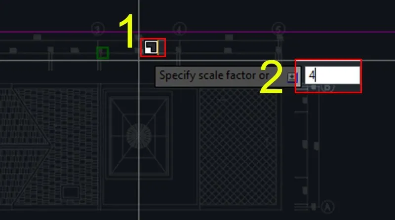 Hướng dẫn sử dụng lệnh Scale theo 1 phương trong CAD dễ hiểu nhất