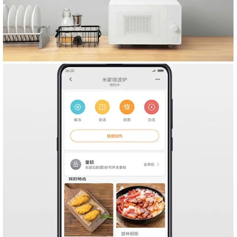 Hướng dẫn sử dụng lò vi sóng Xiaomi kết nối với ứng dụng Mi Home