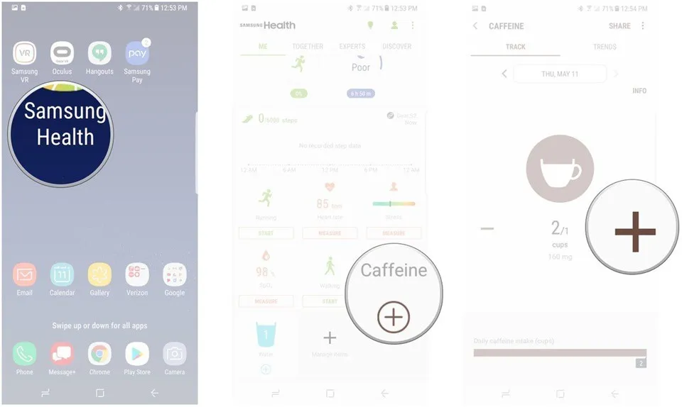 Hướng dẫn sử dụng Samsung Health trên Galaxy S8