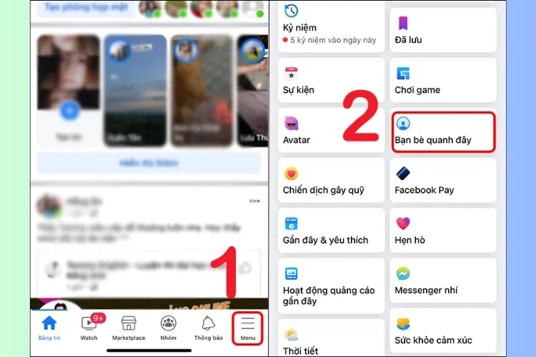 Hướng dẫn sử dụng tính năng tìm bạn bè quanh đây trên Facebook mới nhất 2023