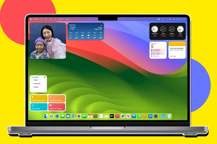 Hướng dẫn sử dụng widget iPhone trên máy Mac