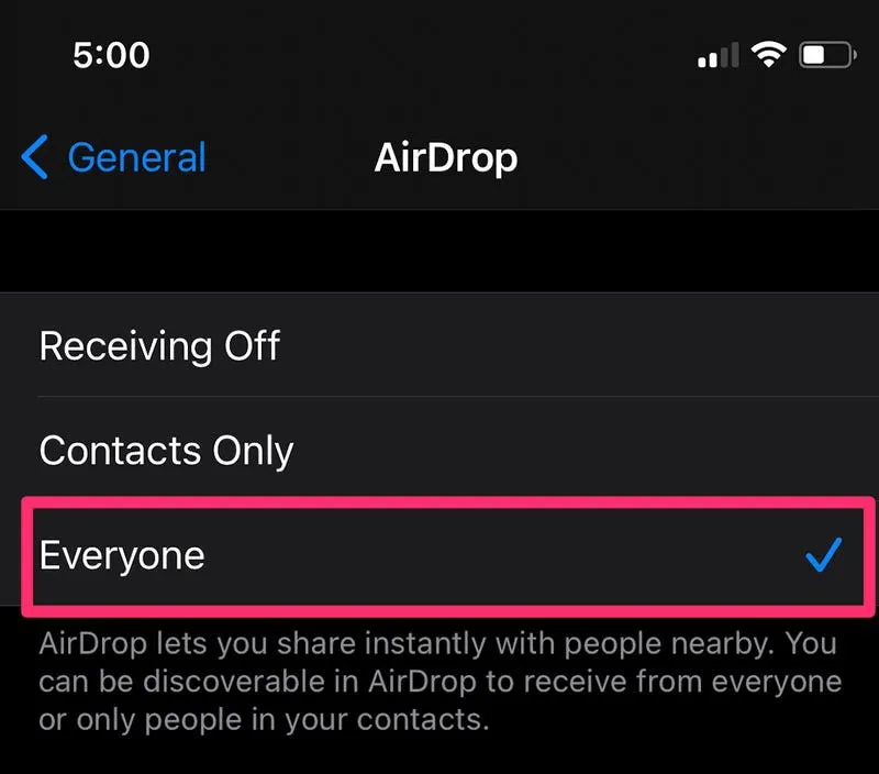 Hướng dẫn sửa lỗi AirDrop không hoạt động trên iPhone, iPad, Mac