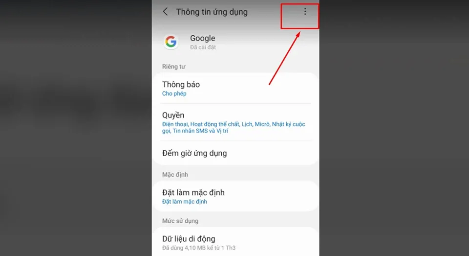 Hướng dẫn sửa lỗi Google tiếp tục dừng trên điện thoại Android