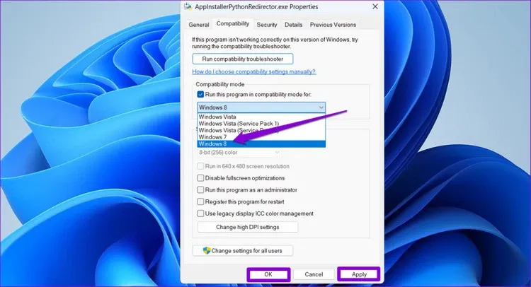 Hướng dẫn sửa lỗi không chạy được file EXE trên Windows 11