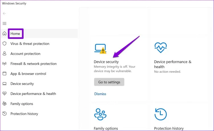 Hướng dẫn sửa lỗi Memory integrity is off trên Windows 11