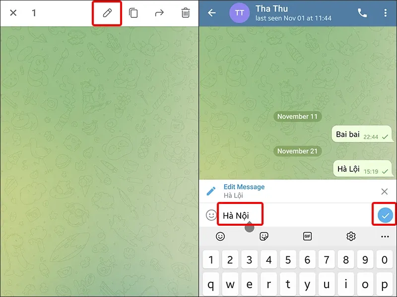 Hướng dẫn sửa tin nhắn đã gửi trong Telegram trên điện thoại, máy tính cực đơn giản