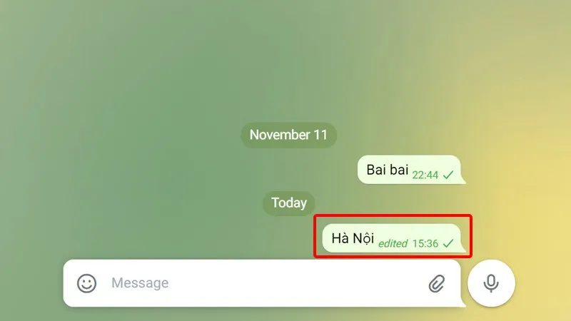 Hướng dẫn sửa tin nhắn đã gửi trong Telegram trên điện thoại, máy tính cực đơn giản