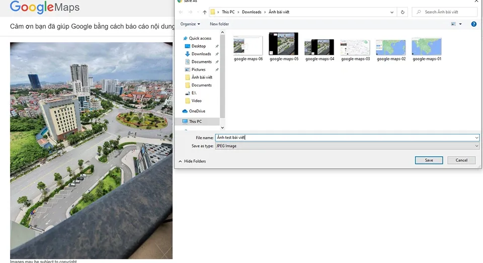 Hướng dẫn tải ảnh từ Google Maps về máy tính