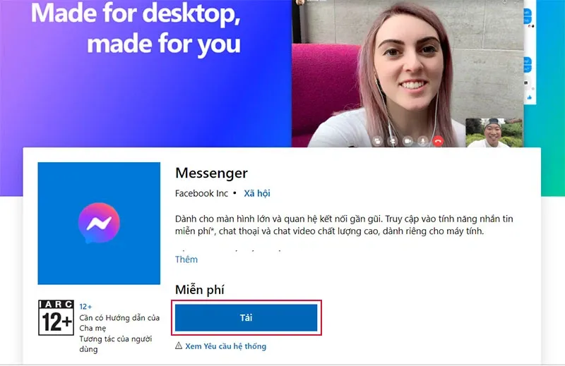 Hướng dẫn tải Facebook Messenger về máy tính mới nhất 2023