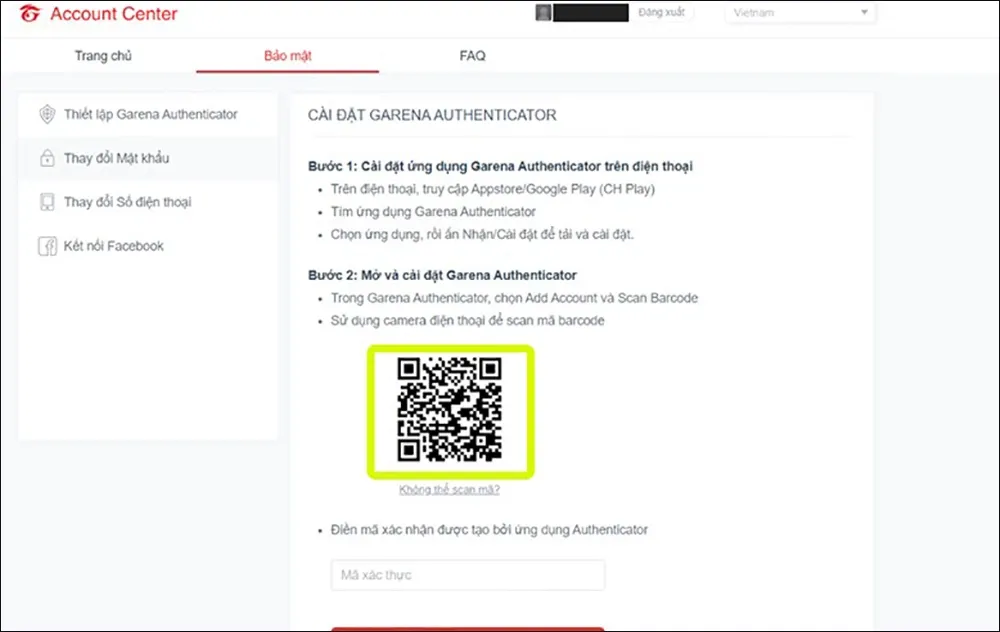 Hướng dẫn tải Garena Authenticator và cách lấy mã bảo mật tài khoản chi tiết nhất