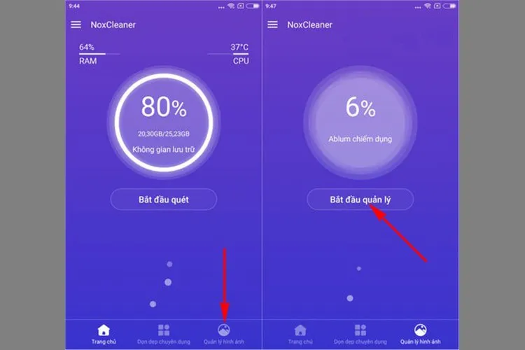 Hướng dẫn tải Nox Cleaner: Ứng dụng dọn rác và tăng tốc trên điện thoại Android