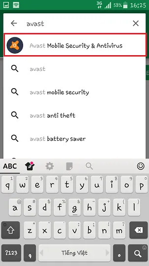 Hướng dẫn tải phần mềm Avast cho điện thoại Android