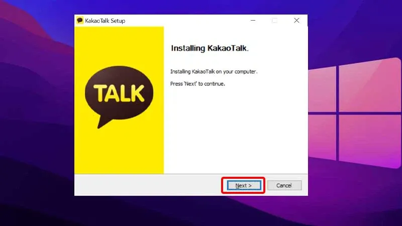 Hướng dẫn tải ứng dụng KakaoTalk về máy tính Windows