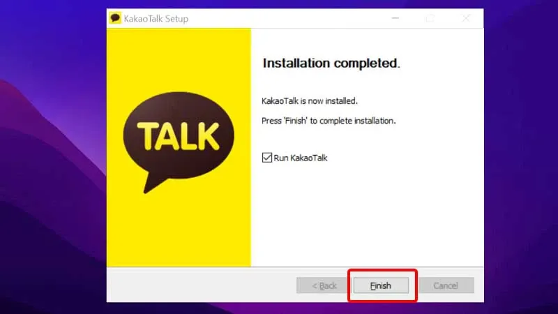 Hướng dẫn tải ứng dụng KakaoTalk về máy tính Windows