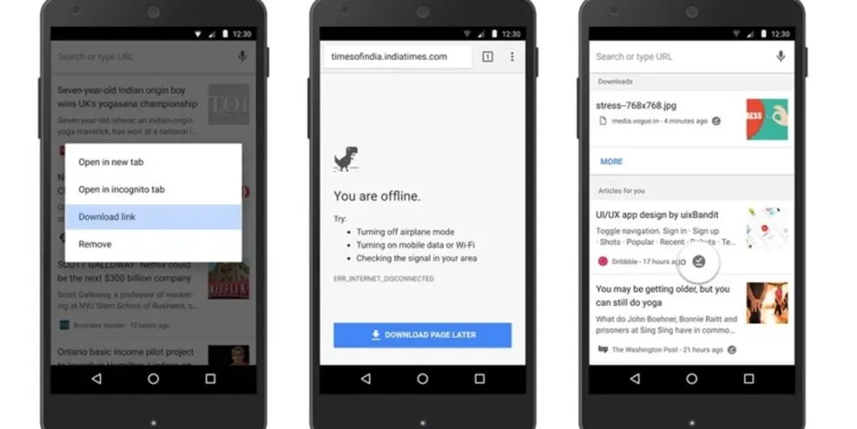 Hướng dẫn tải website offline trên Chrome Android mới nhất