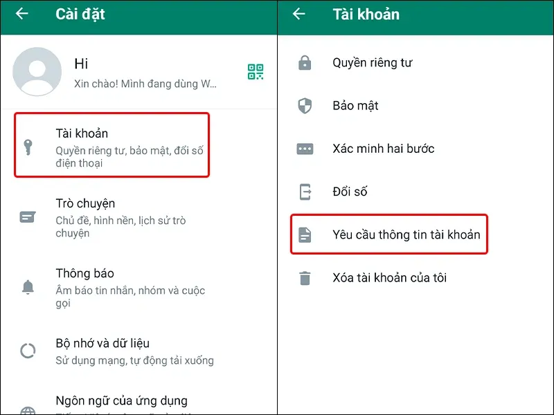 Hướng dẫn tải xuống thông tin của bạn trên WhatsApp một cách nhanh chóng