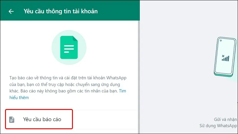 Hướng dẫn tải xuống thông tin của bạn trên WhatsApp một cách nhanh chóng