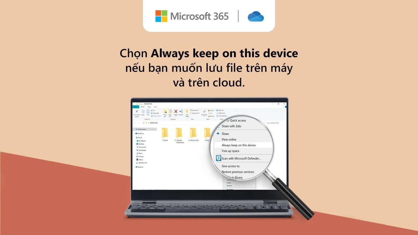 Hướng dẫn tăng dung lượng ổ cứng cho máy tính nhờ OneDrive trong Microsoft 365