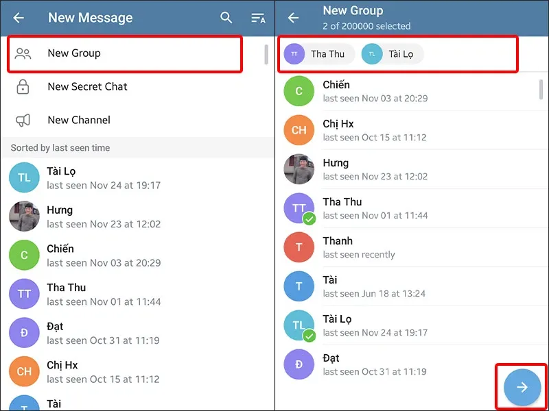 Hướng dẫn tạo Group chat, Channel Telegram trên điện thoại cực đơn giản