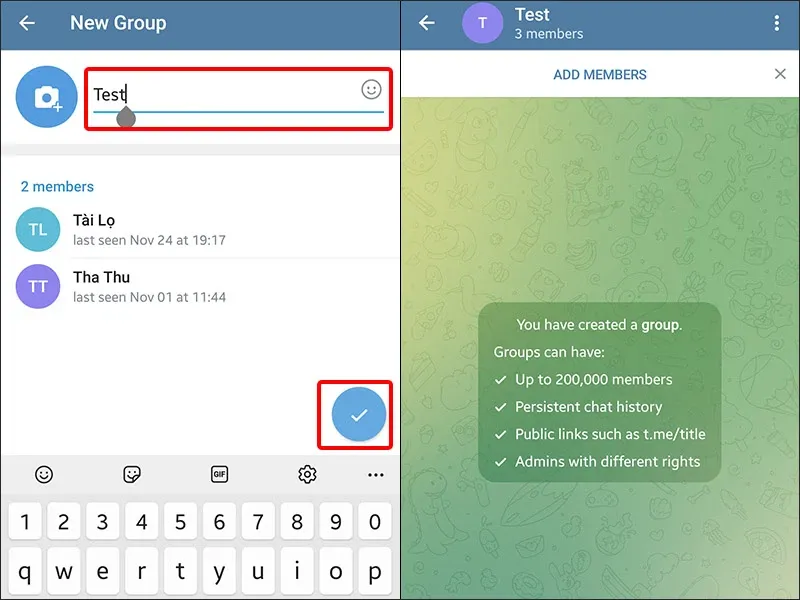 Hướng dẫn tạo Group chat, Channel Telegram trên điện thoại cực đơn giản