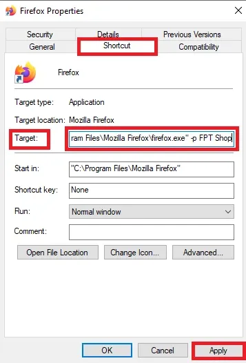 Hướng dẫn tạo hồ sơ người dùng trên trình duyệt Firefox