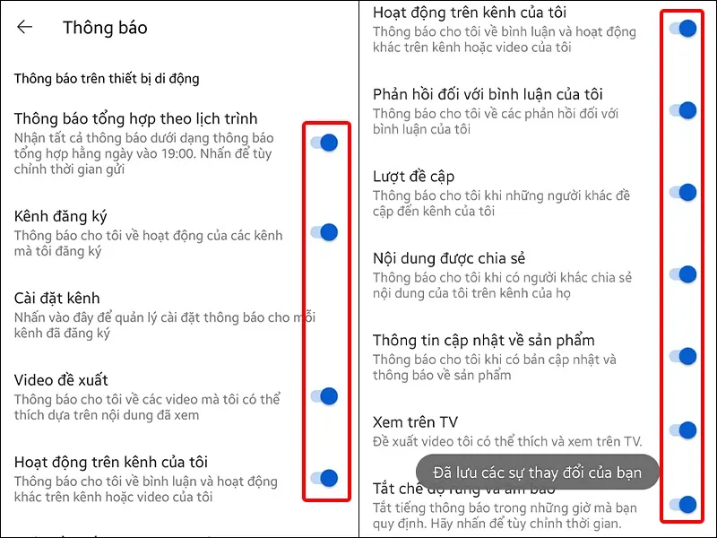 Hướng dẫn tắt thông báo YouTube bằng điện thoại cực dễ