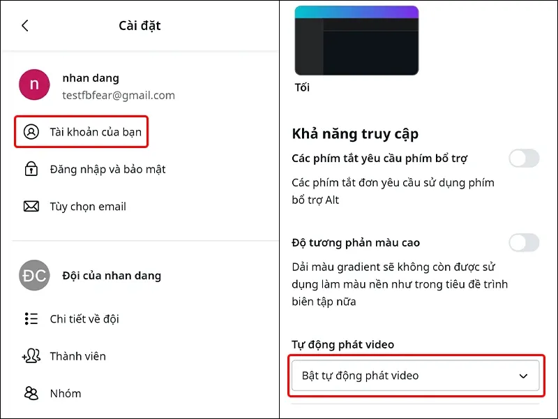 Hướng dẫn tắt tự động phát video trên Canva cực nhanh