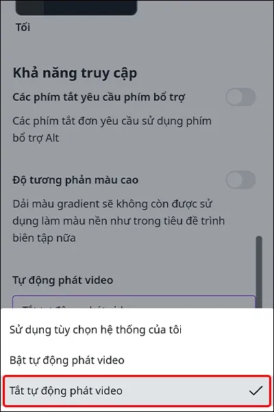 Hướng dẫn tắt tự động phát video trên Canva cực nhanh