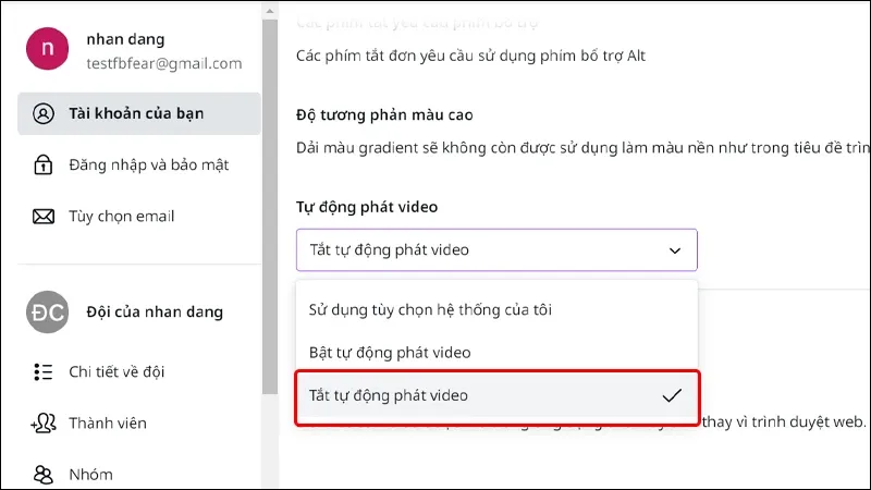 Hướng dẫn tắt tự động phát video trên Canva cực nhanh