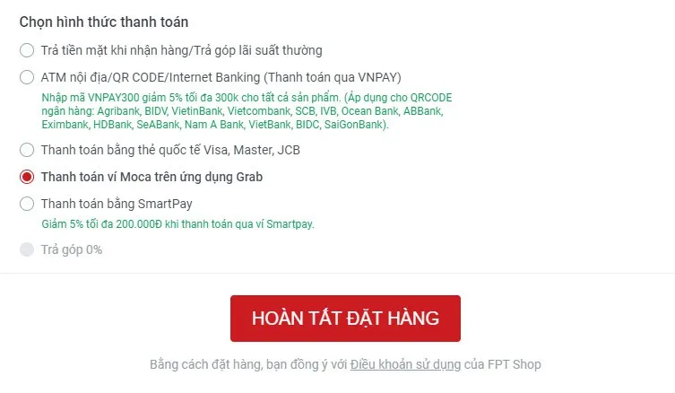 Hướng dẫn thanh toán bằng ví Moca trên ứng dụng Grab để được giảm 500.000VNĐ